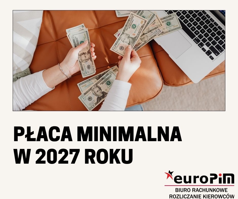 Płaca minimalna w 2027 roku